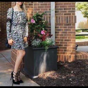 Princess Vera Wang Dress L Floral Mini